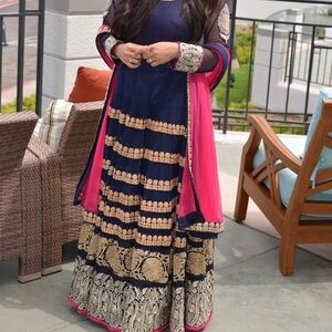 indian designer dress sharara